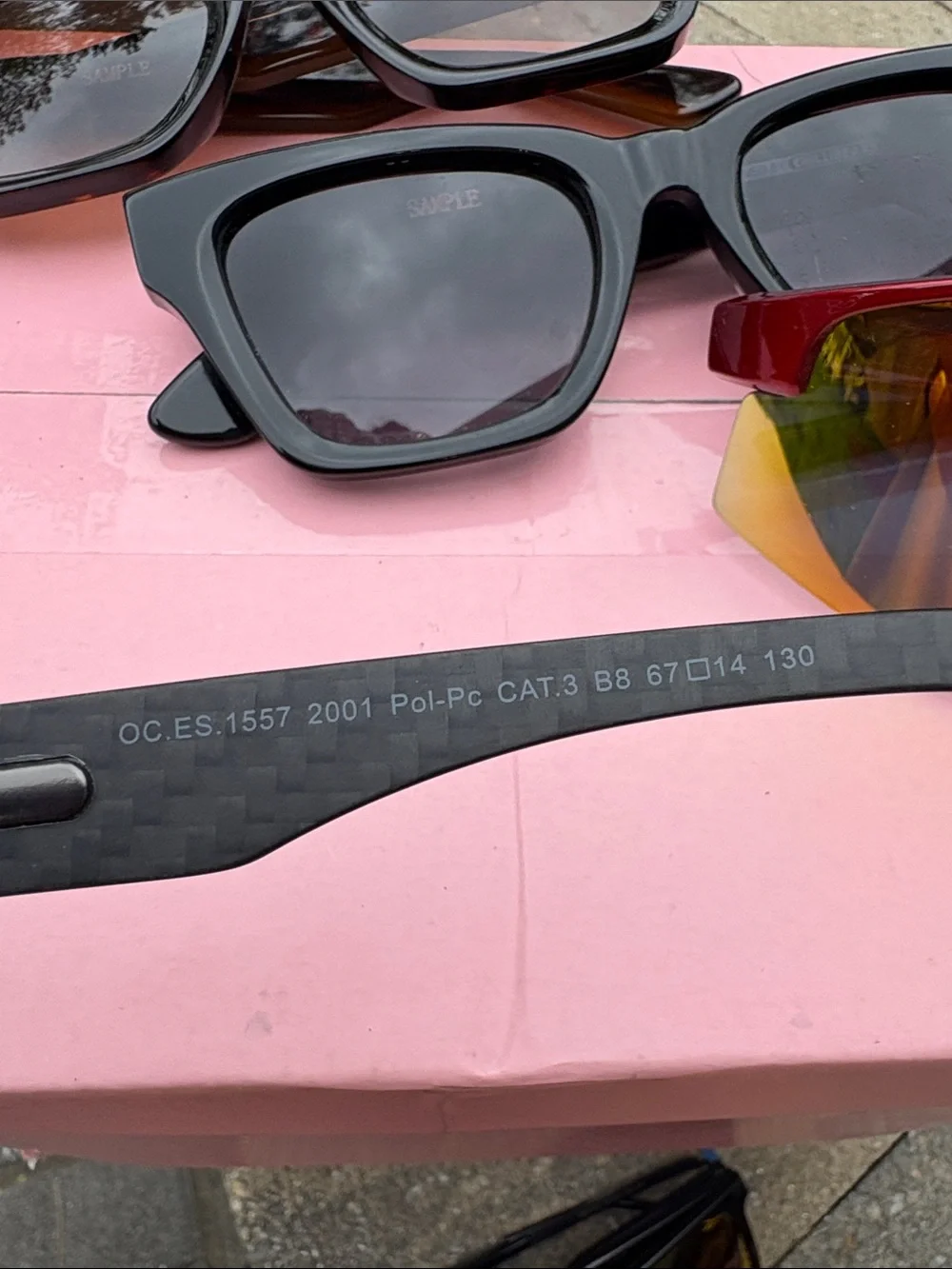 Mixed Lot Reebok Sunglasses - Black, Red/Yellow Mirror, Tortoiseshell